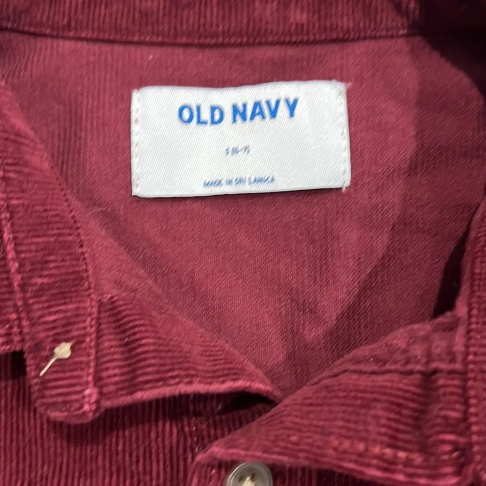 Like new Old Navy Corduroy Button down Shirt - Picture 3 of 4